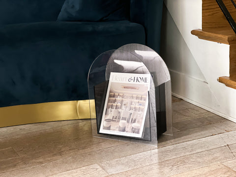 Lucite Magazine Rack holder