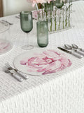 Leatherette Peony Chargers 4pk