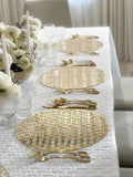Lucite & Laser Cut Chargers 4pk