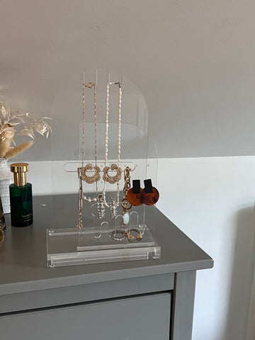 Lucite Jewelry Display Stand