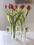 Display acrylic vase