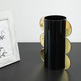 Mirror Accented Vase