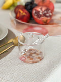 Lucite Honey Dish with Painted Base