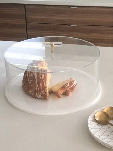 Modern acrylic cake dome