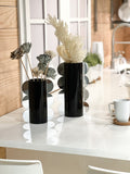 Mirror Accented Vase