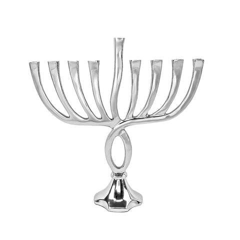 Metal Menorah Twist Design