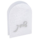 Pearl Lucite Dome Matchbox with Logo Shabbos Text