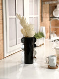 Mirror Accented Vase