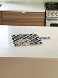Checkered Black Lucite Board with Handle