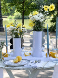 Mirror Accented Vase