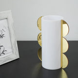 Mirror Accented Vase
