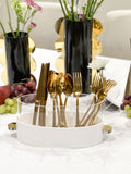 Lucite Utensils Caddy