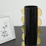 Mirror Accented Vase