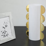 Mirror Accented Vase
